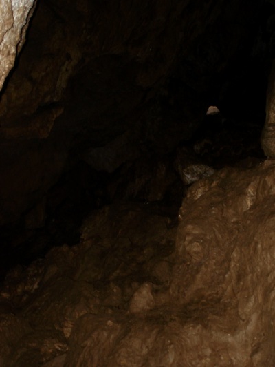 Malina jeskyn - vstupn svah bez prav histogramu