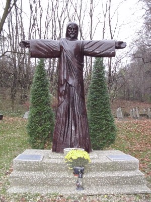 Křepice - socha Krista