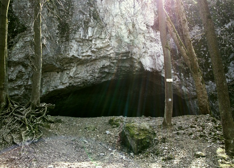 Portl jeskyn Pekrna v protisvtle