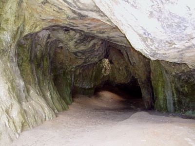 Cigánská jeskyně - pohled dovnitř