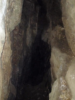 Pohled do jeskyně Propástka